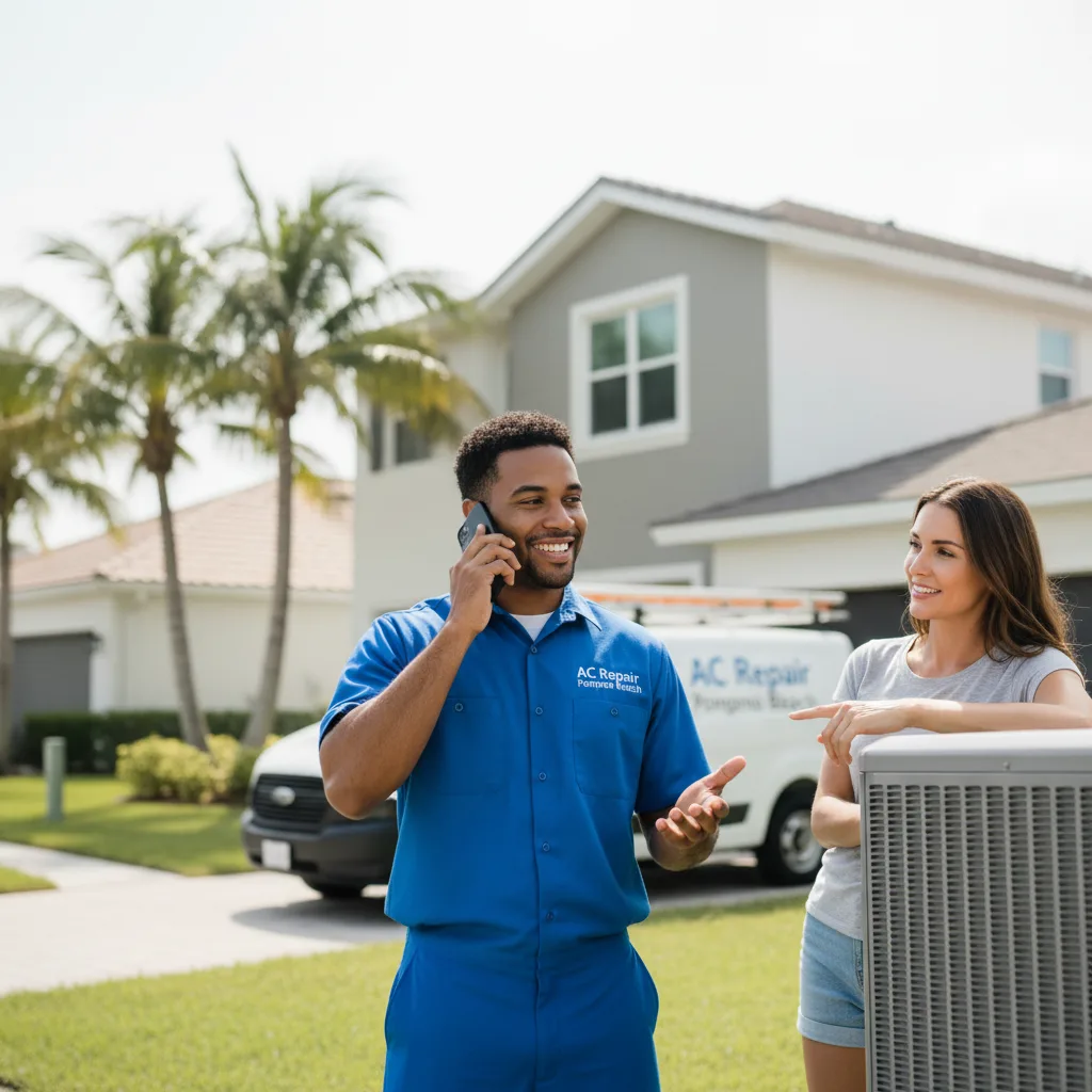 AC Repair Pompano Beach customer support in Sister Bay
